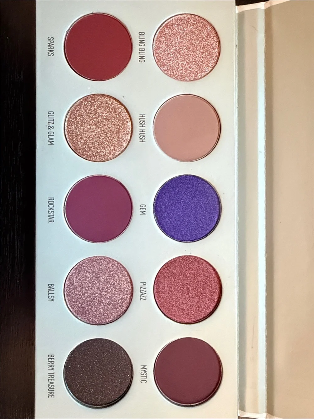 Morphe x Jaclyn Hill Eyeshadow Palette - White with Gold Accents